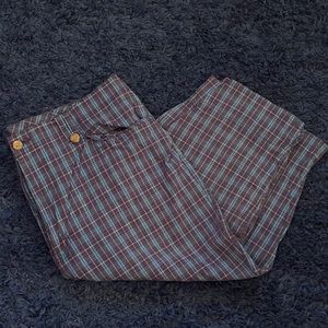 Women’s Plaid Capris
